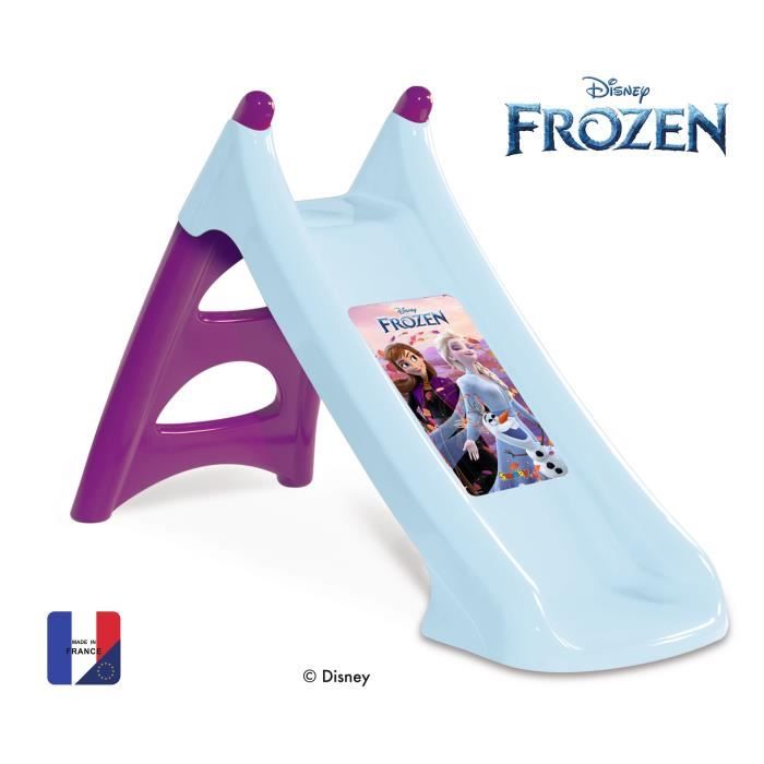 SMOBY - Toboggan La Reine des Neiges - XS - Glisse 90cm - Marches antidÈrapantes - FabriquÈ en France