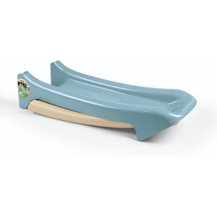 SMOBY - Toboggan XS Bleu - Glisse 90cm - Marches antidérapantes - Fabriqué en France