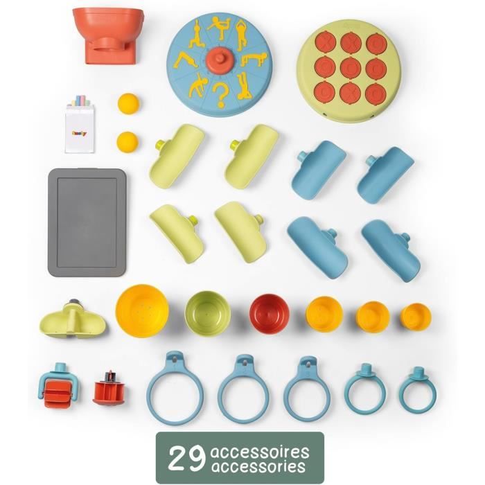 SMOBY Life - Activity Wall - Mur d'activités - 6 activités et 29 Accessoires
