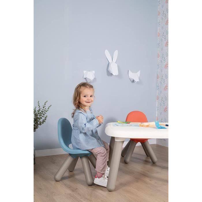 Chaise enfant bleu orage - SMOBY - KID - Anti UV - Max 50 Kg - Fabrication franÁaise