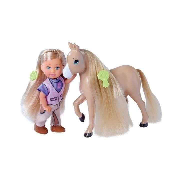 Caleche et cheval pour poupÈe STEFFI LOVE Evi - SILVERTORN - 12cm - Accessoires inclus