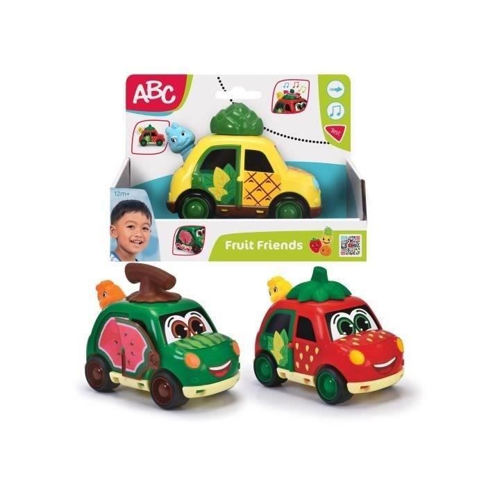 Voiture sonore pour enfant - Dickie - ABC Fruit Friends - Fonctions sonores et accessoires - A partir de 12 mois