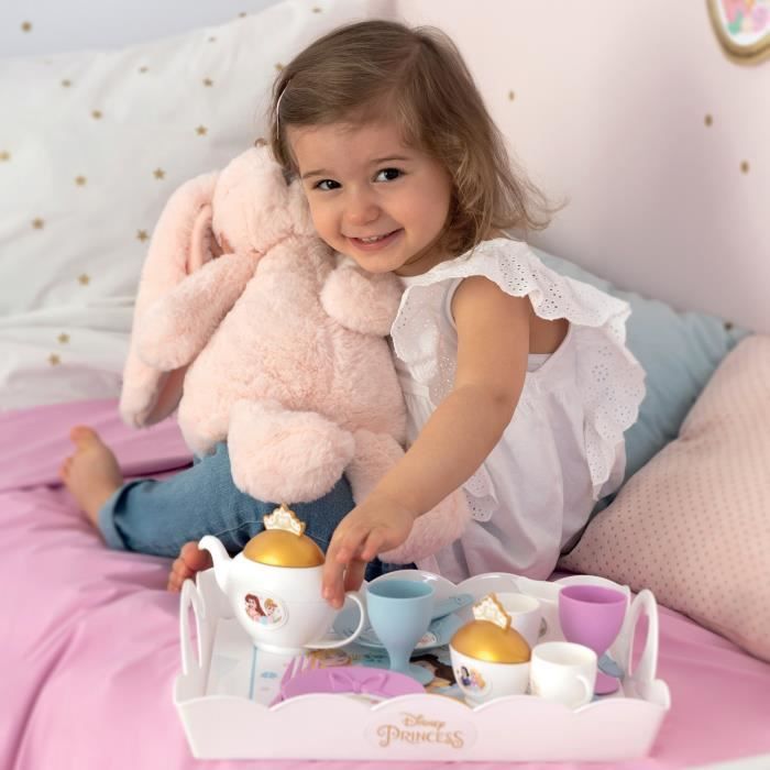 SMOBY - Desserte XL - Disney Princesses - Mixte - 17 accessoires inclus - Des 3 Ans