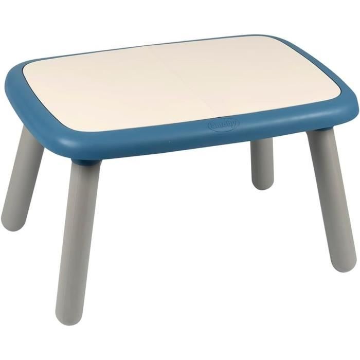 Smoby - Table enfant - Bleu - ExtÈrieur IntÈrieur - Traitement Anti-UV - Fabriquer en France