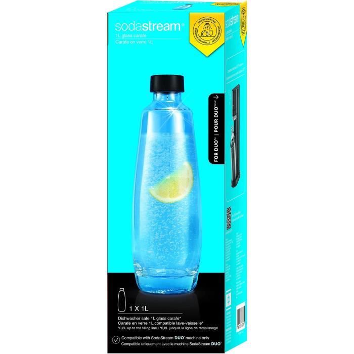 Accessoire machine a soda Sodastream Carafe Verre 1L DUO