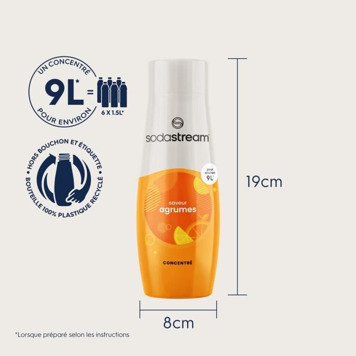 Sodastream - Lot de 6 concentrÈs AGRUMES - 440ml