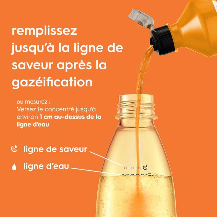 Concentrés SODASTREAM - Lot de 6 concentrés Agrumes - Jusqu'a 54L de boissons - 440ml
