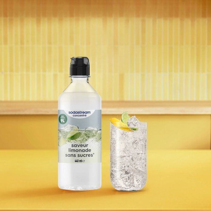 Concentrés SODASTREAM - Lot de 6 concentrés Limonade sans sucres - Jusqu'a 54L de boissons - 440 ml