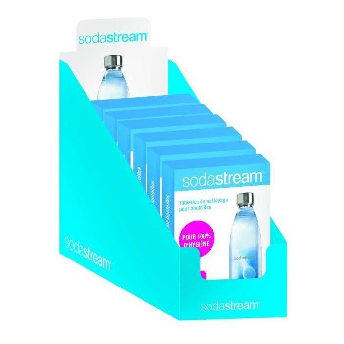 Tablettes de nettoyage SODASTREAM - Nettoie et assainit vos bouteilles de gazéification - x10