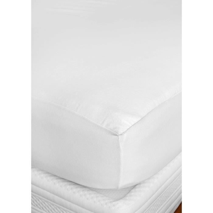 Protection literie - TOISON D'OR - CUMIN - 100% coton - 90 x 190 cm