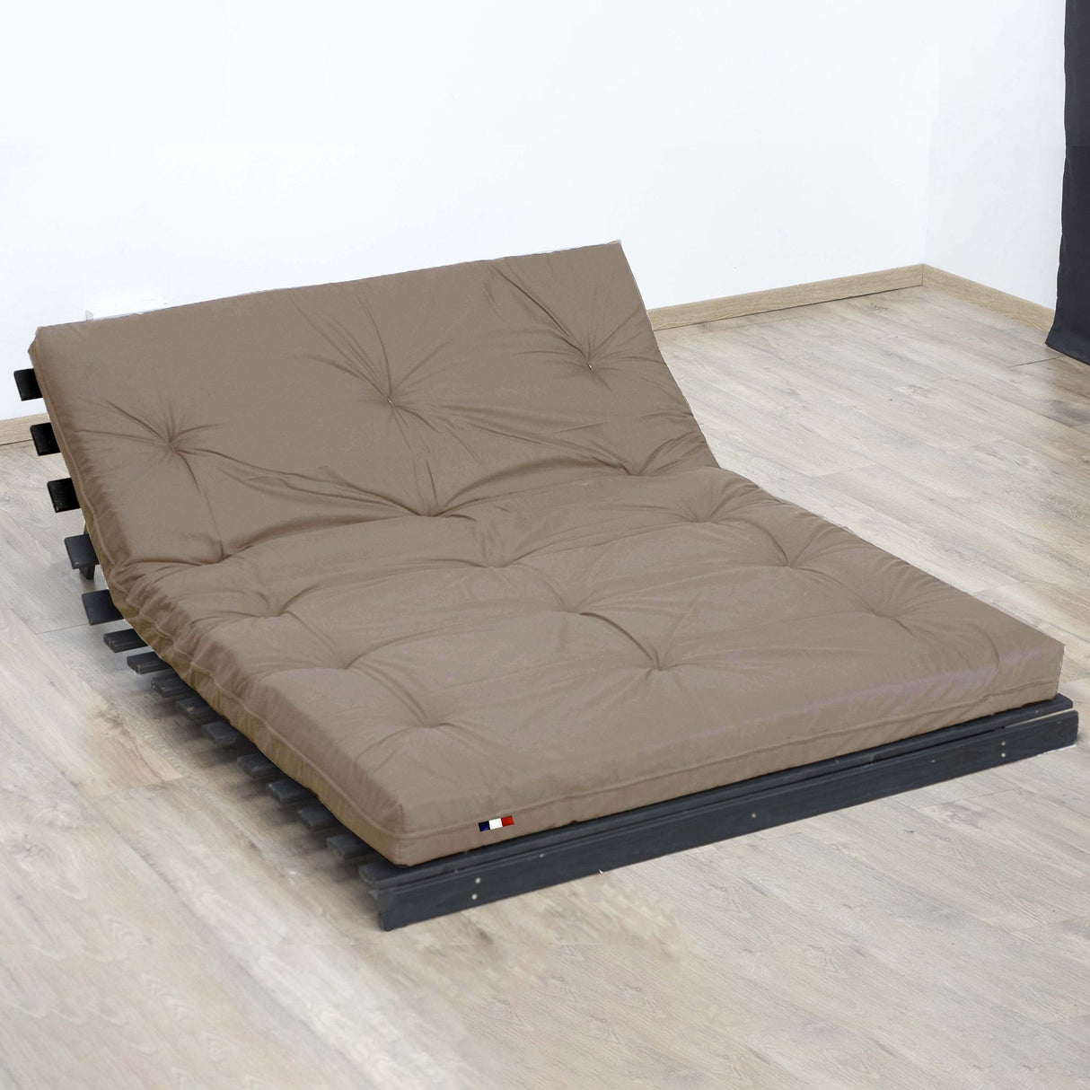 CONFORT DESIGN Matelas Futon 140 x 190 - Ep. 15 cm - Mémoire de forme - Anti-tâche -5 couches - Ferme équilibré - Fabriqué en France
