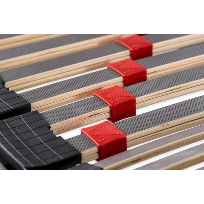 Ensemble matelas+sommier relaxation électrique COMFORT - 2x80x200 cm - Matelas mousse - DEKO DREAM Samba