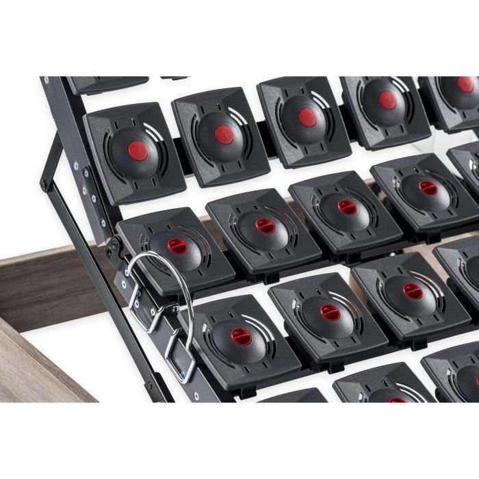 Ensemble relaxation Èlectrique matelas + sommier - 2x80x200 cm - Matelas ressorts ensachÈs DEKO DREAM ERGO 9 Dreamzone