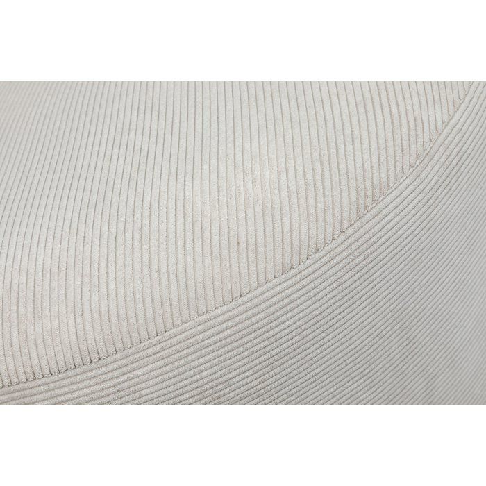 Canapé fixe - 4 places - SOPHIE - Tissu Beige - 232 x 94 x 70 cm