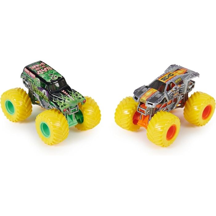 Véhicule die-cast - Spin Master - Monster Jam - 1:64 - Pack de 2 - Mixte - 3 ans et plus