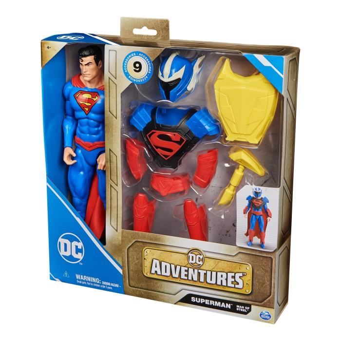 Spin Master PACK FIGURINE 30 CM SUPERMAN + ACCESSOIRES DC Adventures