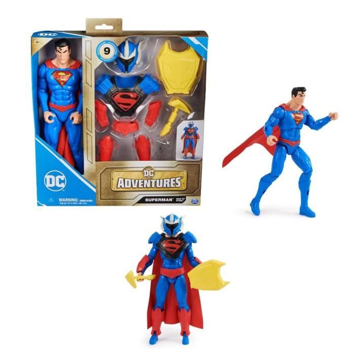 Spin Master PACK FIGURINE 30 CM SUPERMAN + ACCESSOIRES DC Adventures