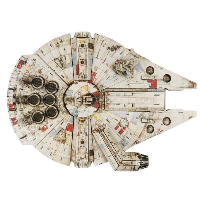 Star Wars - FAUCON MILLENIUM - Maquette 4D a construire - 48 cm