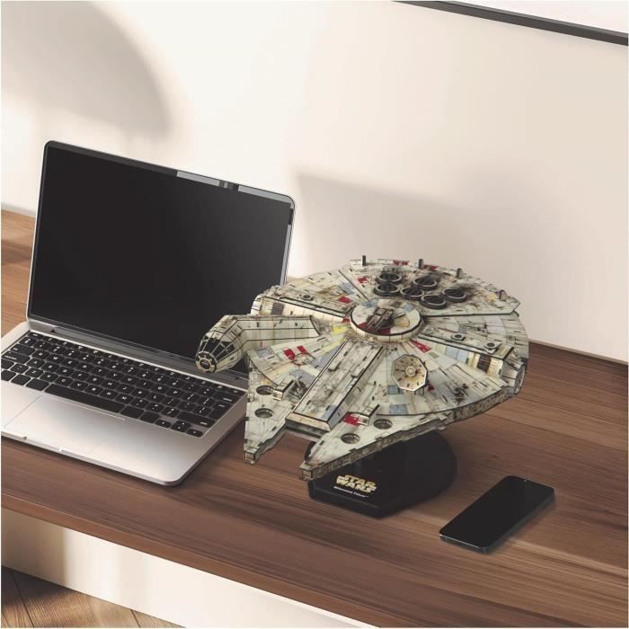 Star Wars - FAUCON MILLENIUM - Maquette 4D a construire - 48 cm