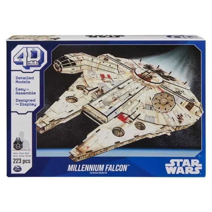 Star Wars - FAUCON MILLENIUM - Maquette 4D a construire - 48 cm