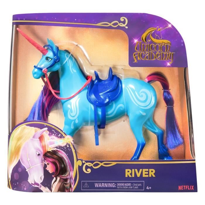 Unicorn Academy - Leaf ou River - Licorne 28cm - modele aléatoire - des 4 ans - L'École des Licornes