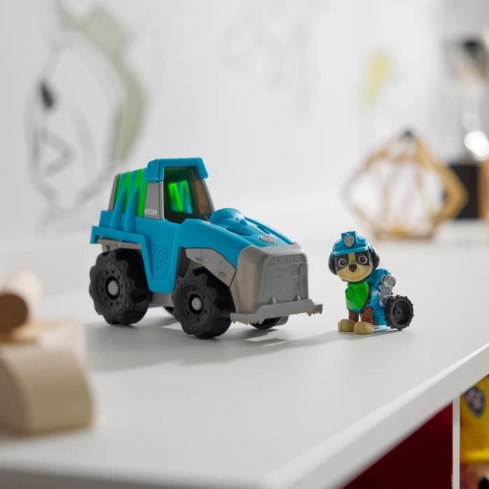 SPIN MASTERVEHICULE + FIGURINE REX La Pat' Patrouille