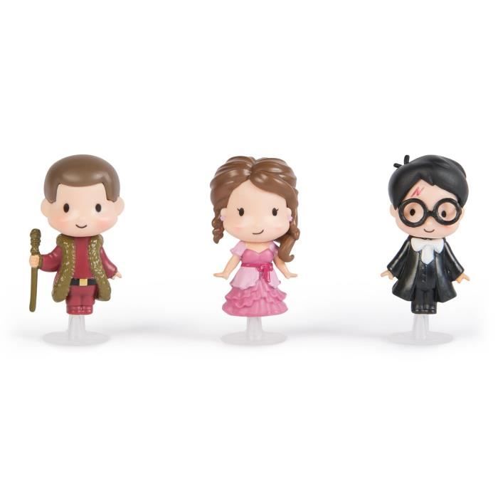 SPIN MASTER MULTIPACK 3 FIGURINES BAL DE NOËL MOMENTS MAGIQUES SAISON 4 Wizarding World