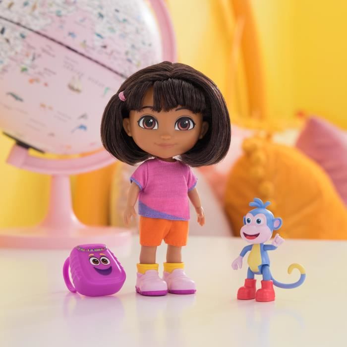 Dora - Poupée 15cm + figurine Babouche - des 3 ans - Dora l'exploratrice