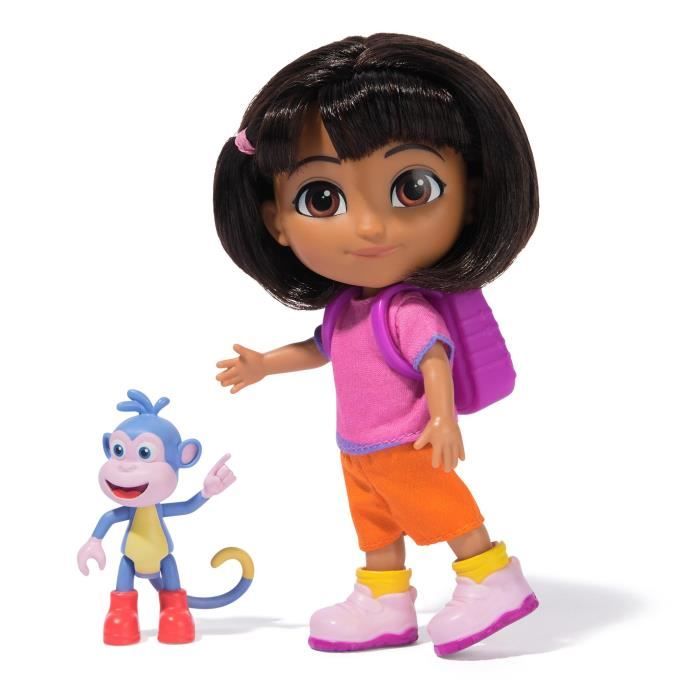 Dora - Poupée 15cm + figurine Babouche - des 3 ans - Dora l'exploratrice