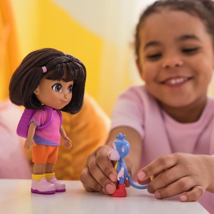Dora - Poupée 15cm + figurine Babouche - des 3 ans - Dora l'exploratrice