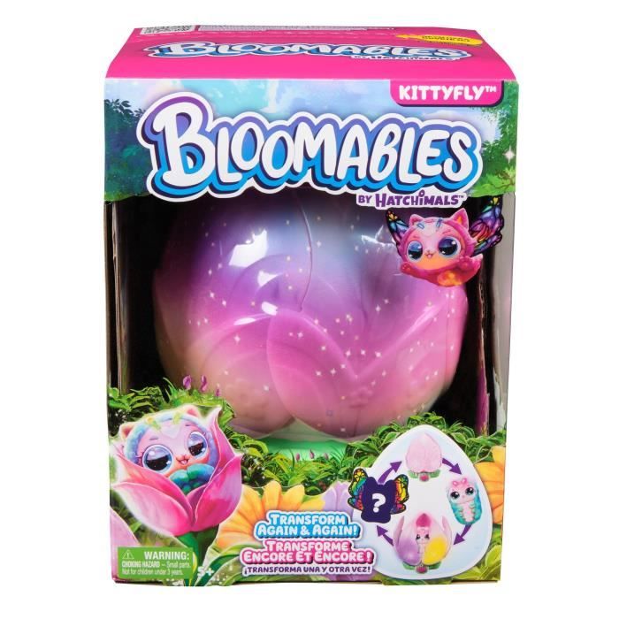 Bloomables Ma fleur magique, 100 Sons & Réactions, Kittyfly by Hatchimals, des 5 ans, Modele aléatoire