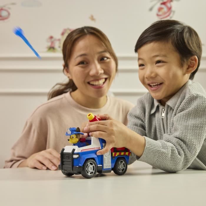 Figurine Chase - Véhicules + 2 projectiles - des 3 ans - Fire Rescue - La Pat'Patrouille