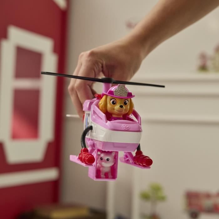 Figurine Stella - Véhicules + 2 chaton - des 3 ans - Fire Rescue - La Pat'Patrouille