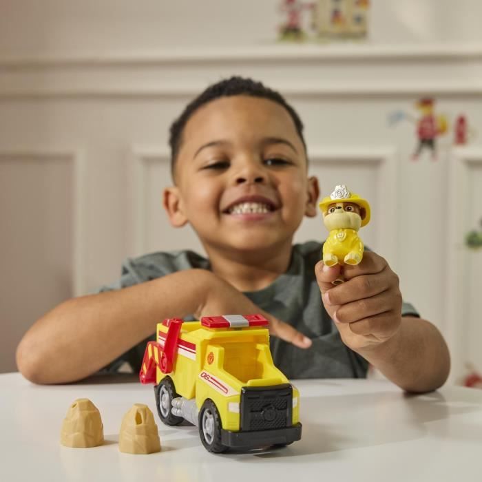 Figurine Rubben - Véhicules + 2 projectiles - des 3 ans - Fire Rescue - La Pat'Patrouille