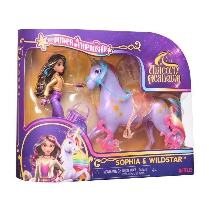 Figurines Sophia + Wildstar - 5 accessoires inclus - des 4 ans - L'École des Licornes