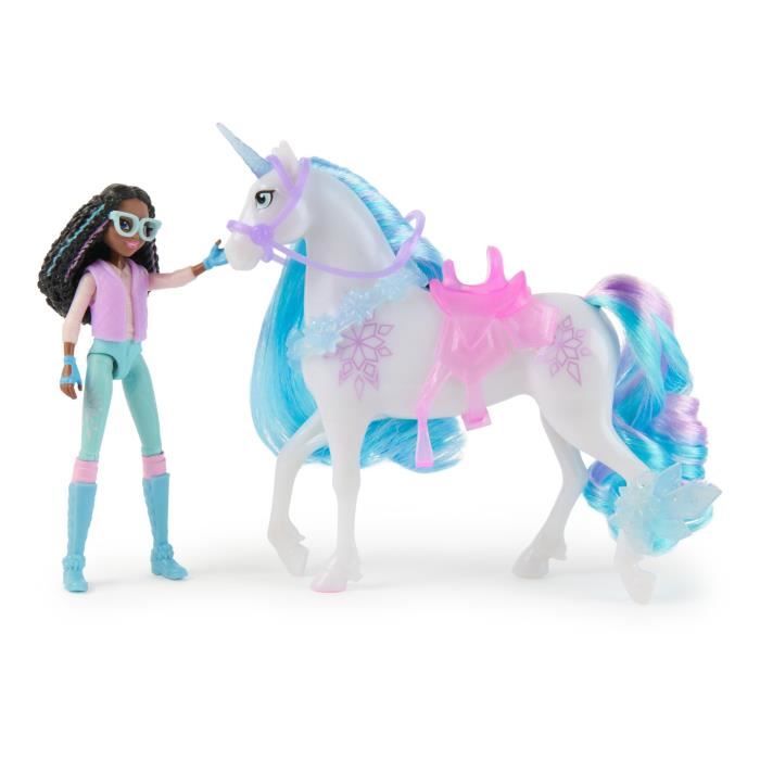 Figurines Layla + Glacier - 5 accessoires inclus - des 4 ans - L'École des Licornes