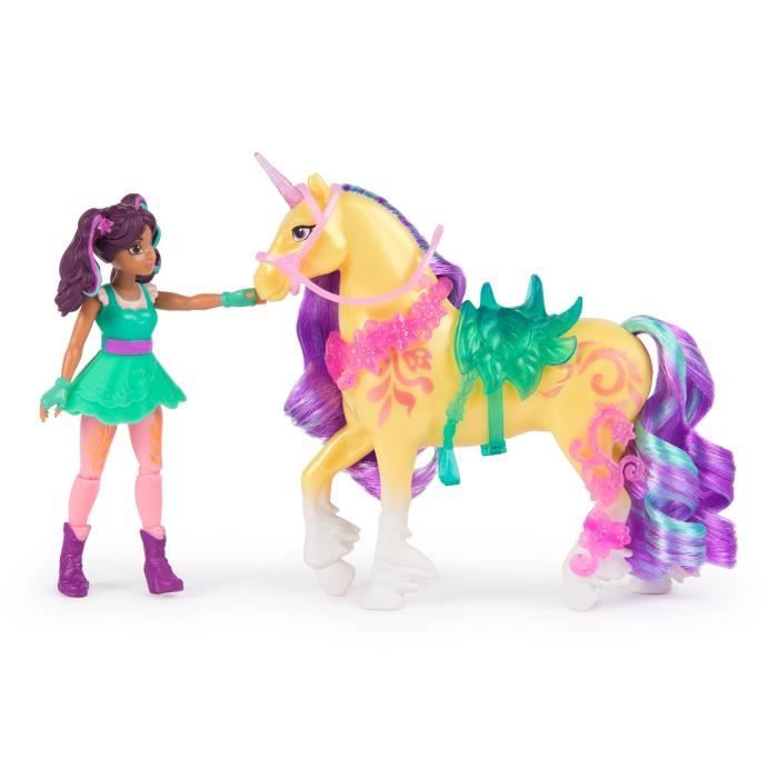 Figurines Ava + Leaf - 5 accessoires inclus - des 4 ans - L'École des Licornes