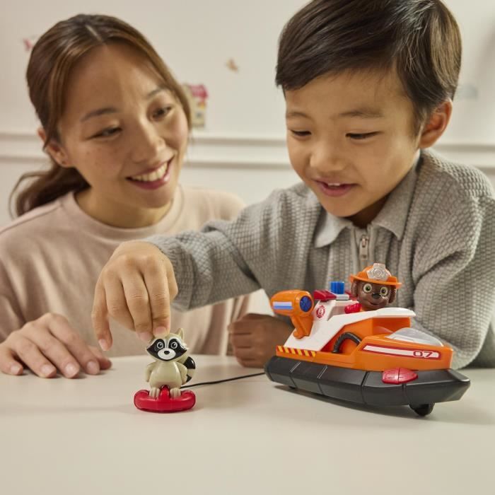 Figurine Zuma - Véhicules + Raton laveur - des 3 ans - Fire Rescue - La Pat'Patrouille