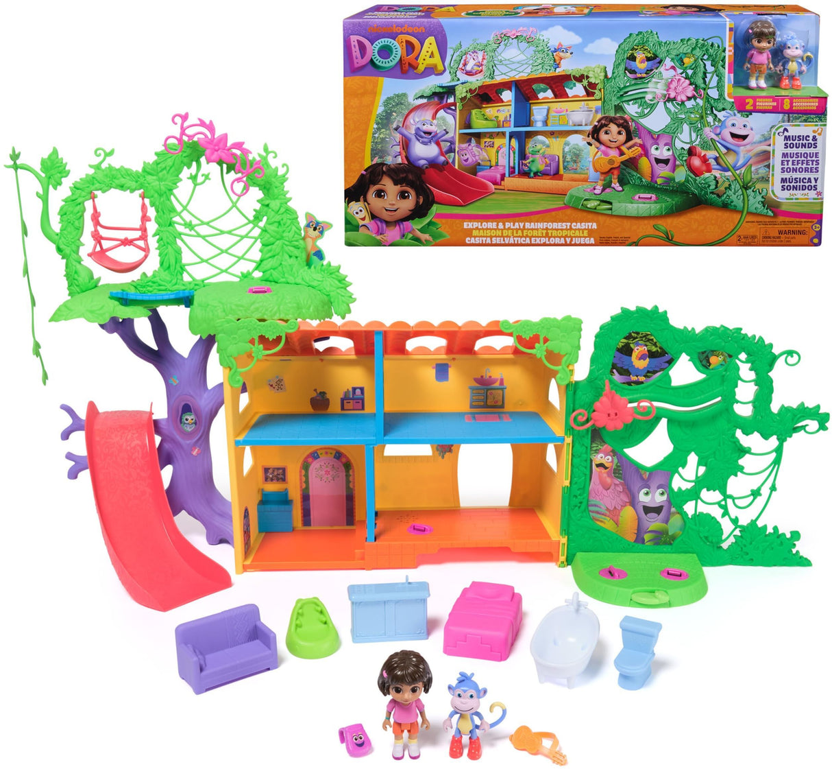 Dora - La maison de la foret tropicale - des 3 ans - Dora l'exploratrice