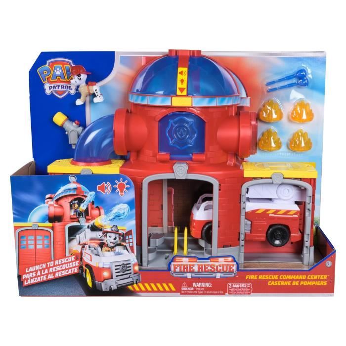 Caserne de pompiers - des 3 ans - Fire Rescue - La Pat'Patrouille
