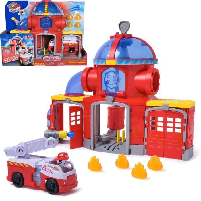 Caserne de pompiers - des 3 ans - Fire Rescue - La Pat'Patrouille
