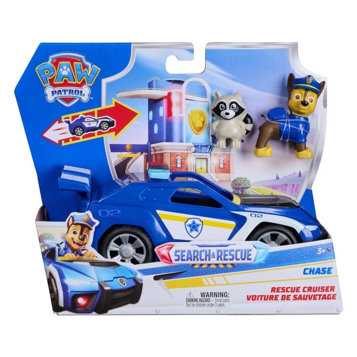 Véhicule et figurine - Chase - Search & Rescue - La Pat'Patrouille