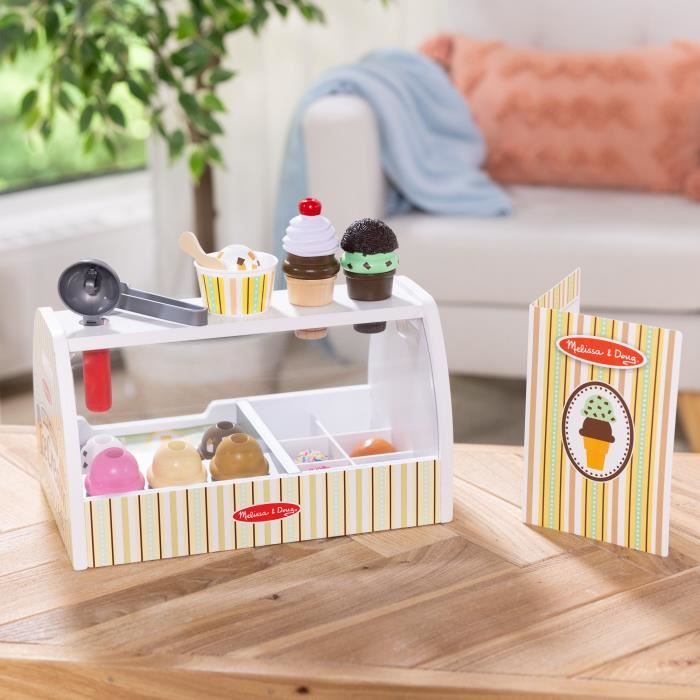 Jeu d'imitation - Distributeur de glaces - 28 pieces - des 3 ans - Melissa & Doug