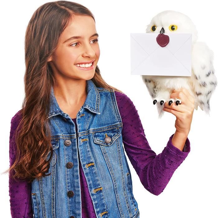Harry Potter Hedwige Enchantée Peluche Interactive Des 5 ans 30cm