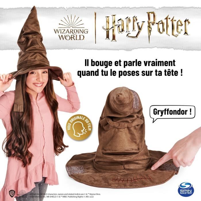 Chapeau Magique Interactif - Wizarding World - Choix de Maison - Gryffondor - Serpentard - Serdaigle - Poufsouffle