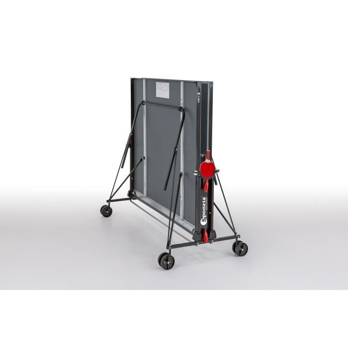 SPONETA - Table Tennis de Table - Table Ping Pong Compacte - Usage Extérieur - Gris et noir