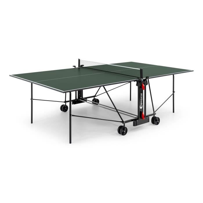 Table de tennis de table - SPONETA - Compacte - Usage intérieur - Plateau coloris vert
