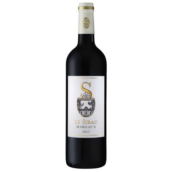 Château Siran S de Siran 2017 Margaux - Vin rouge de Bordeaux