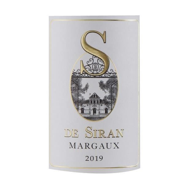 S de Siran 2019 Margaux - Vin rouge de Bordeaux