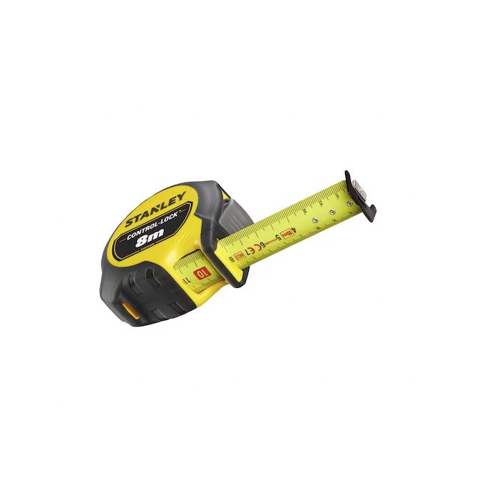 Metre ruban 8m x 25mm double marquage STANLEY MAGNÉTIQUE CONTROL-LOCK™ - STHT37232-0